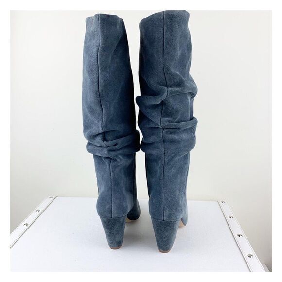 Splendid Clayton Grey Suede Slouchy‎ Knee-High Pointed Toe Boot 5.5 - Picture 5 of 12